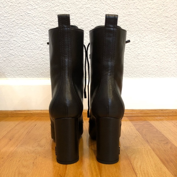 NEW Authentic Saint Laurent LouLou LaceUp Booties - Picture 3 of 7